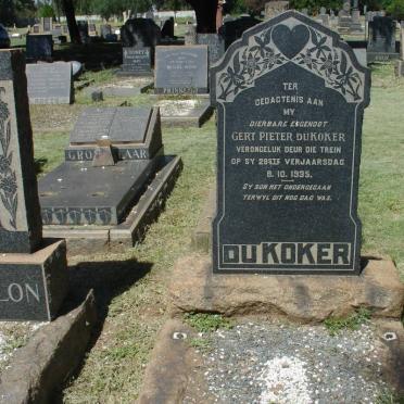KOKER Gert Pieter, du -1935