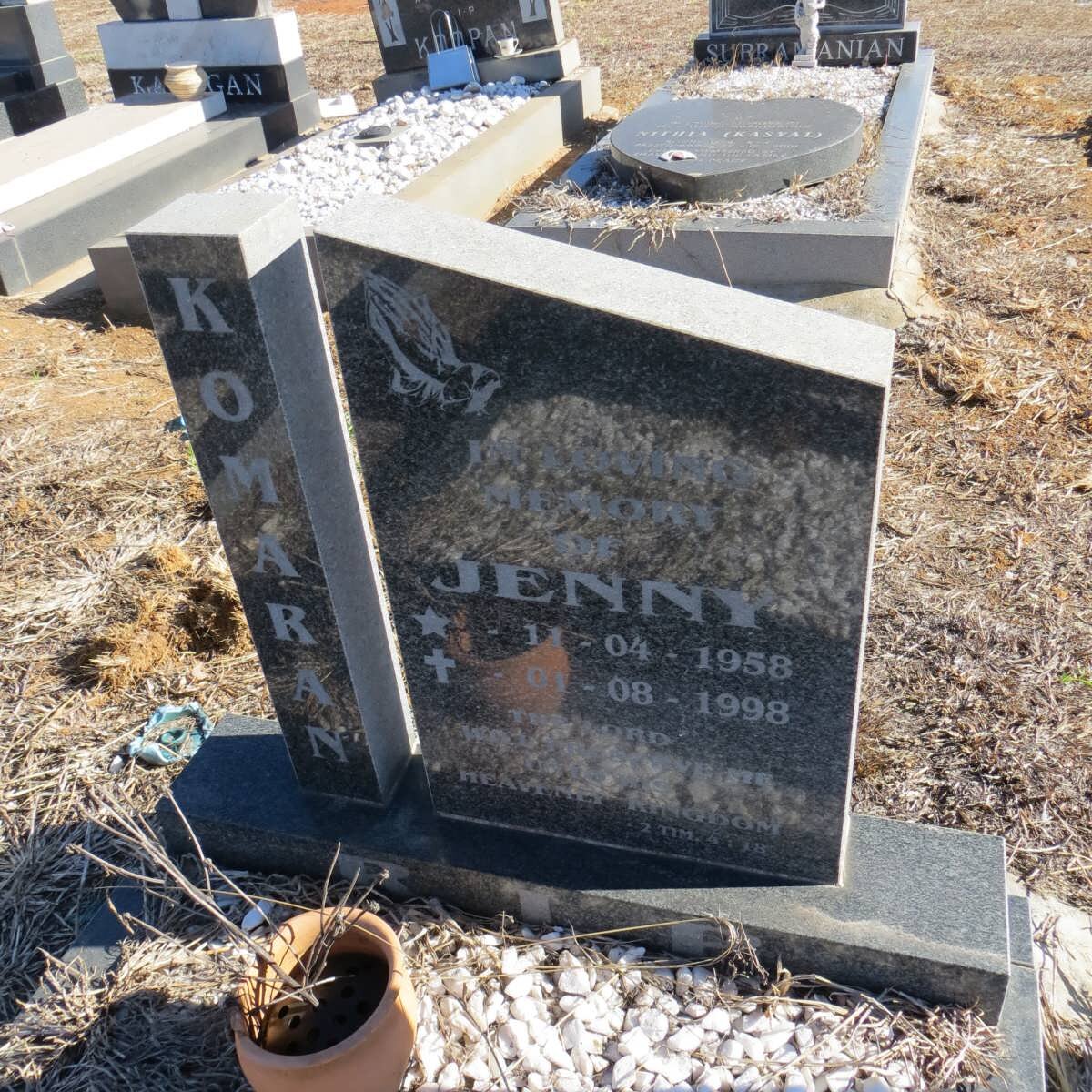 KOMARAN Jenny 1958-1998