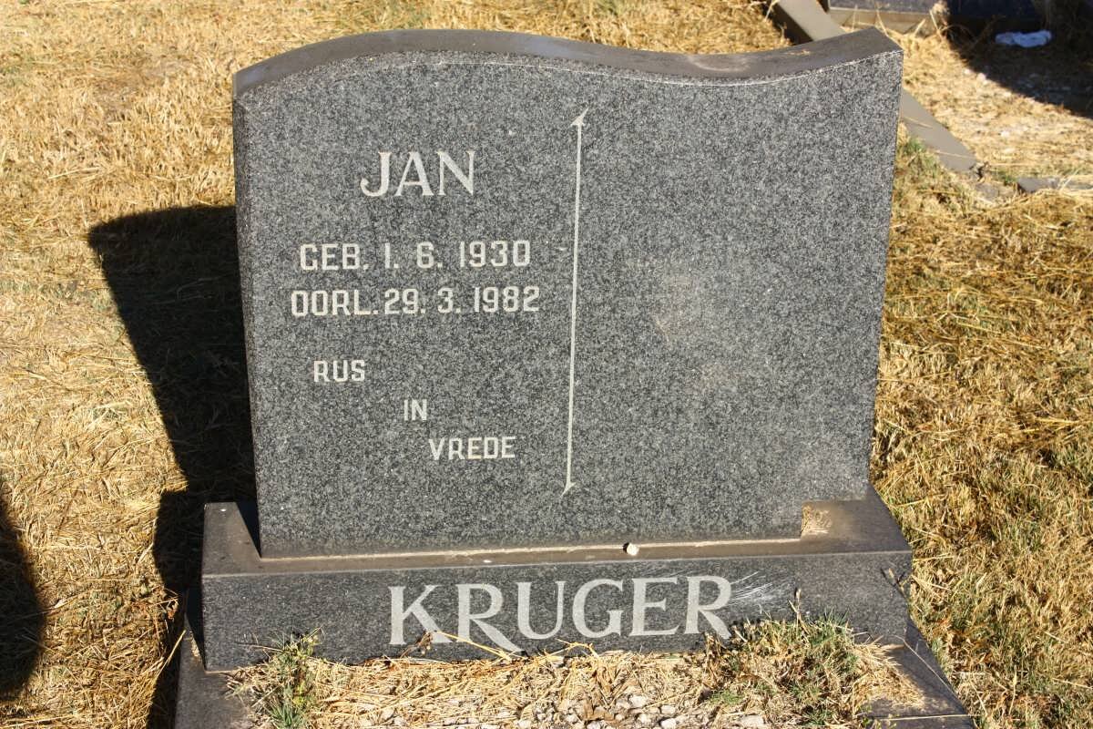 KRUGER Jan 1930-1982
