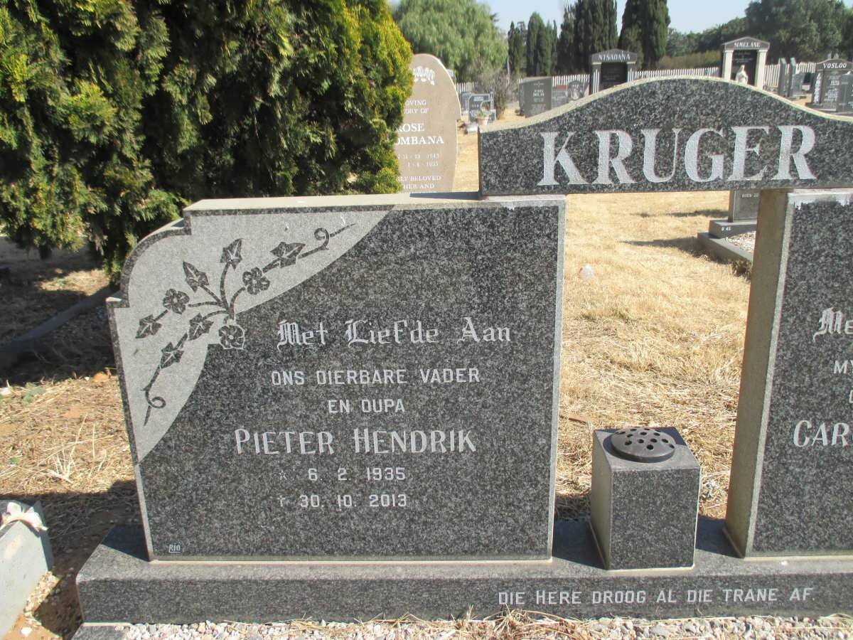 KRUGER Pieter Hendrik 1935-2013