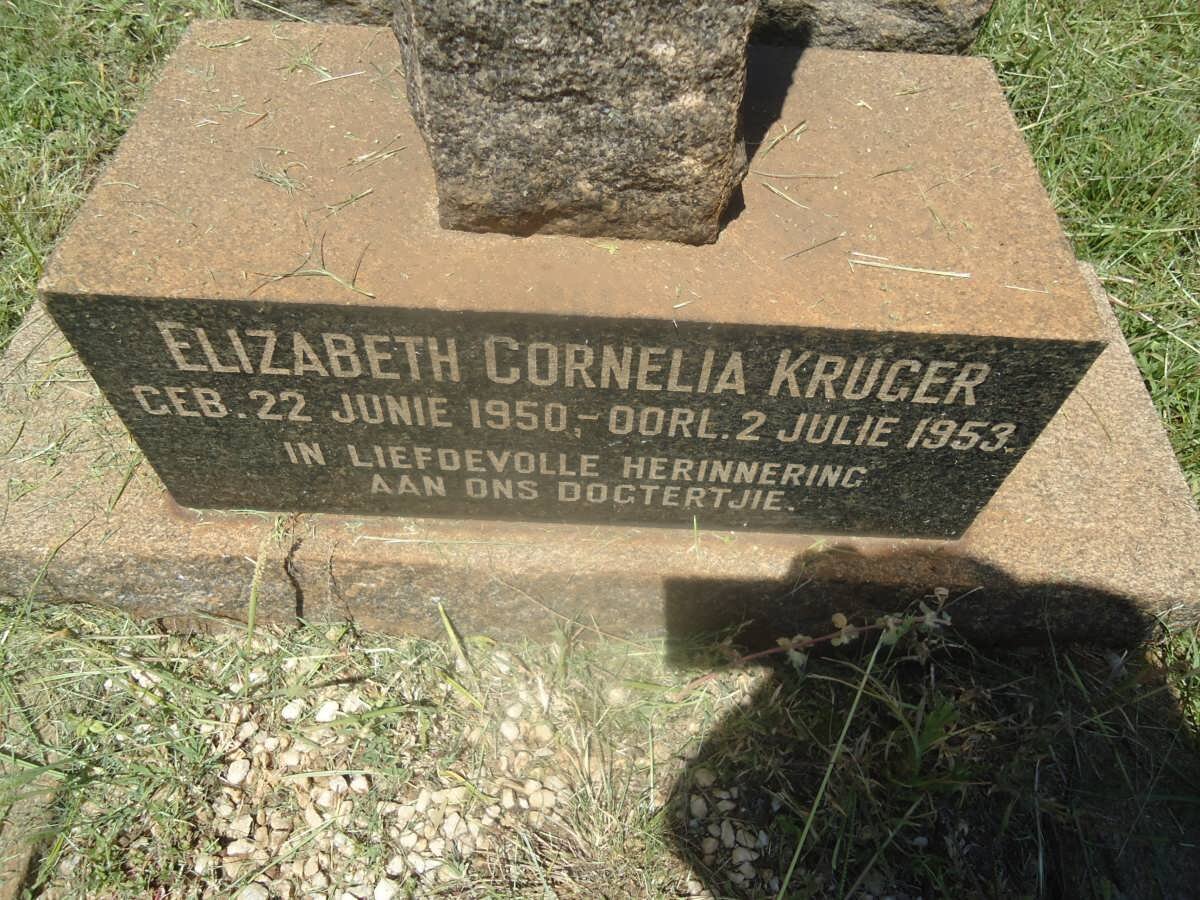 KRUGER Elizabeth Cornelia 1950-1953