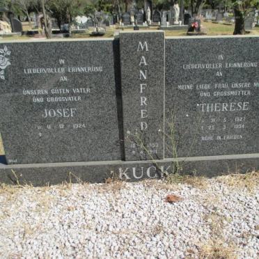 KUCK Josef 1924- &amp; Therese 1927-1994 :: KUCK Manfred 1953-1991