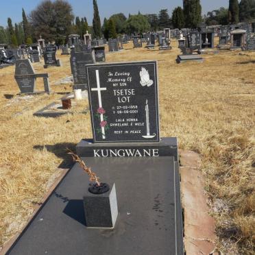 KUNGWANE Tsetse Lot 1958-2001