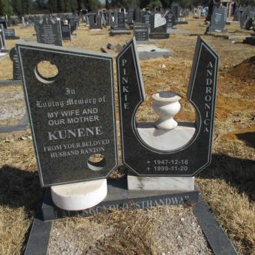 KUNENE Pinkie Andronica 1947-1999