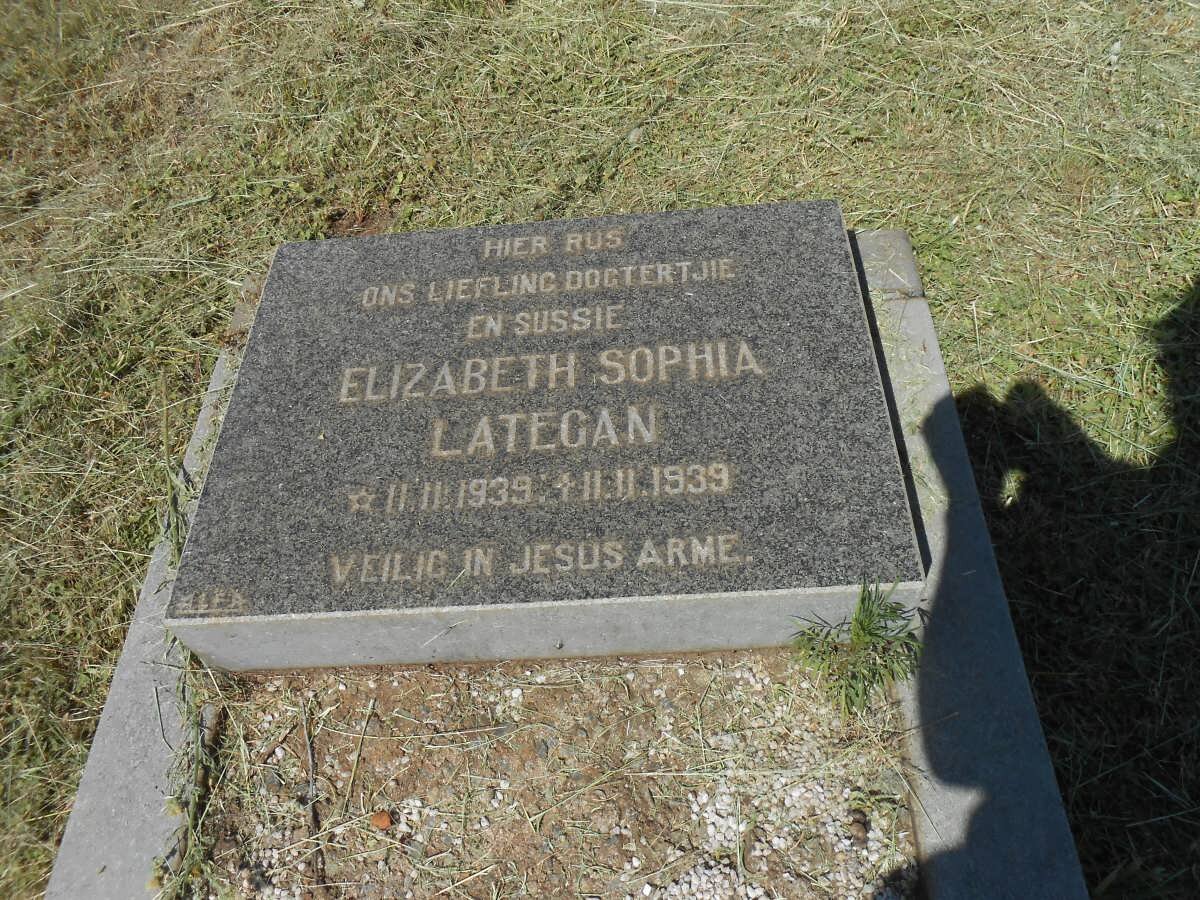 LATEGAN Elizabeth Sophia 1939-1939