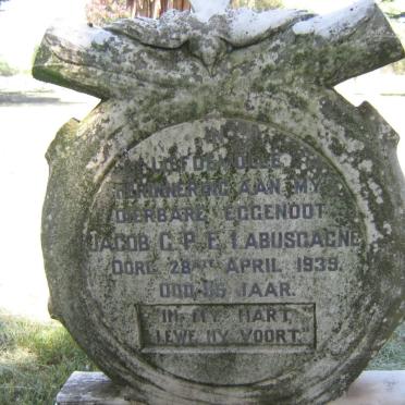 LABUSCAGNE Jacob C.P.F. -1939