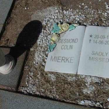 MIERKE Desmond Colin 1952-2007