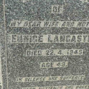 LANCASTER Eunice -1946