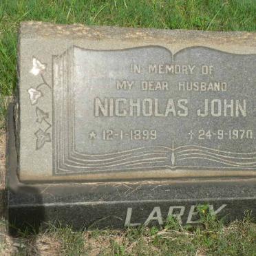 LAREY Nicholas John 1899-1970