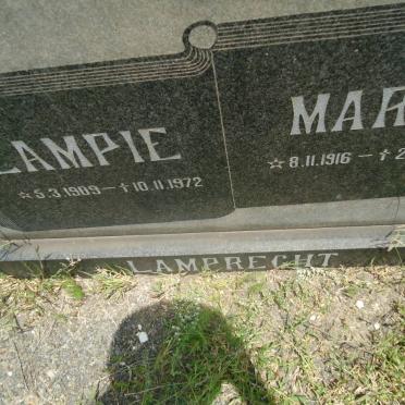 LAMPRECHT Lampie 1909-1972 &amp; Marie 1916-1993