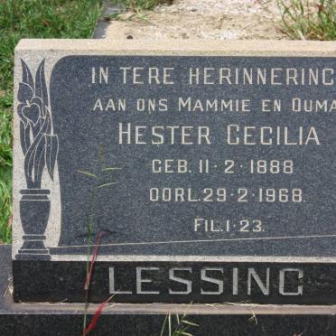 LESSING Hester Cecilia 1888-1968