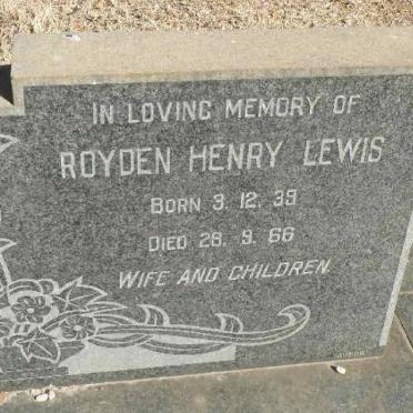 LEWIS Royden Henry 1939-1966