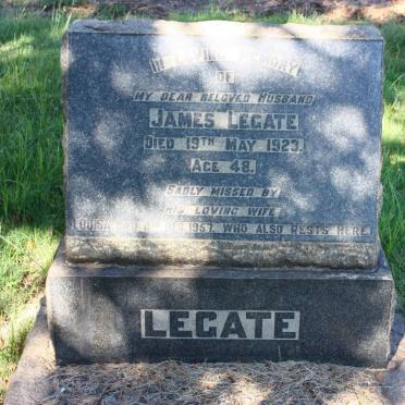 LEGATE James -1923 &amp; Louisa -1957