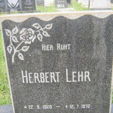 LEHR Herbert 1920-1972