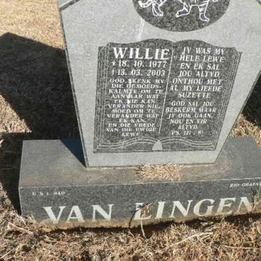 LINGEN Willie, van 1977-2003