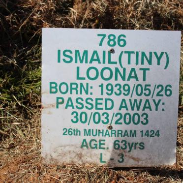 LOONAT Ismail 1939-2003