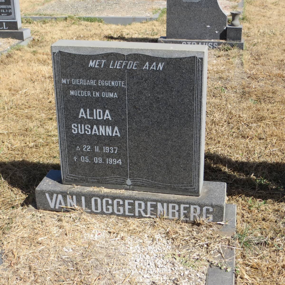 LOGGERENBERG Alida Susanna, van 1937-1994