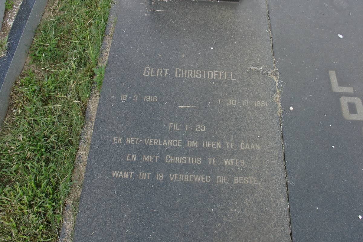 LOOTS Gert Christoffel 1916-1991