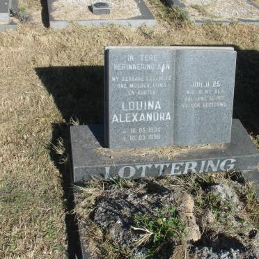 LOTTERING Louina Alexandra 1930-1990