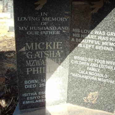LUTHULI Mickie Mzwandile Phillip 1952-2006