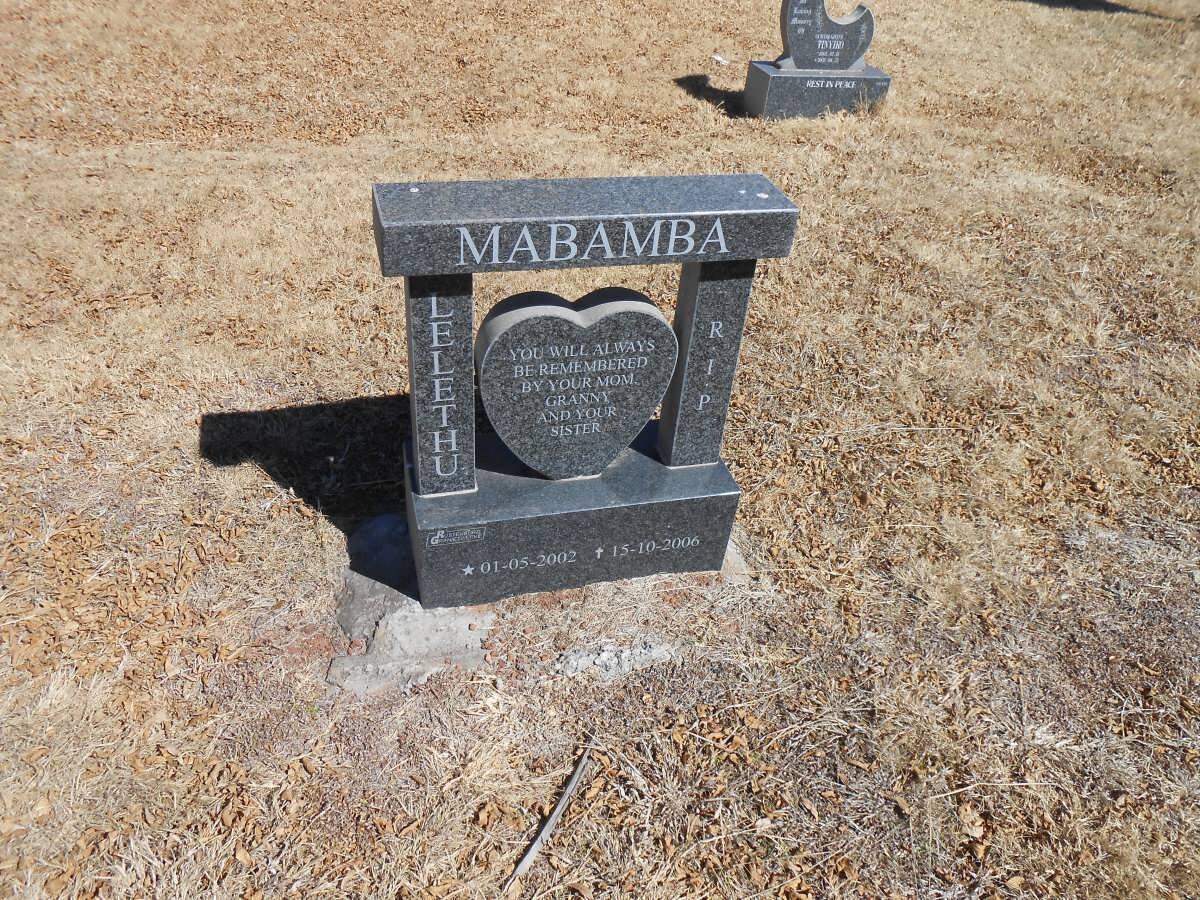 MABAMBA Lelethu 2002-2006