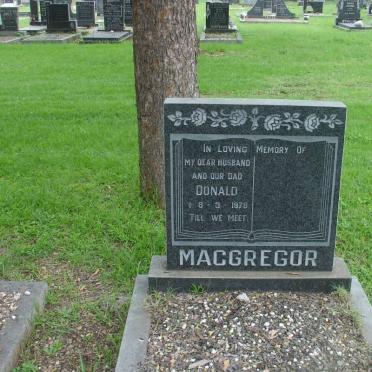 MacGREGOR Donald -1978