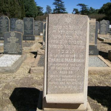 MACHANIK Charlie -1935