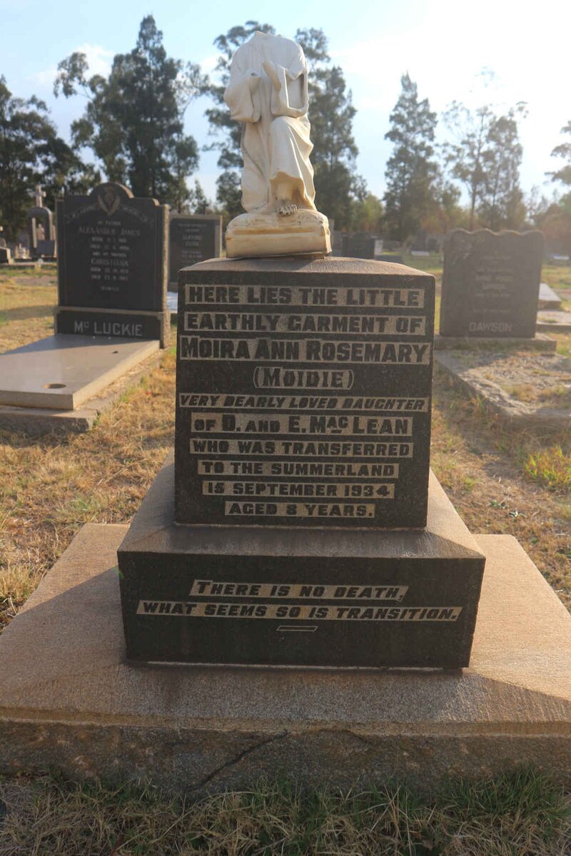 MACLEAN Moira Ann Rosemary -1934