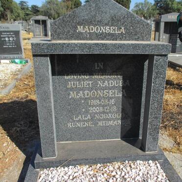 MADONSELA Juliet Nadula 1918-2003