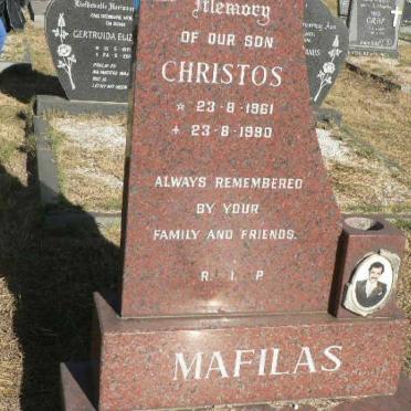 MAFILAS Christos 1961-1990