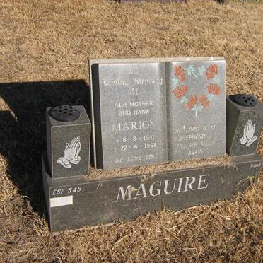 MAGUIRE Marion 1931-1998