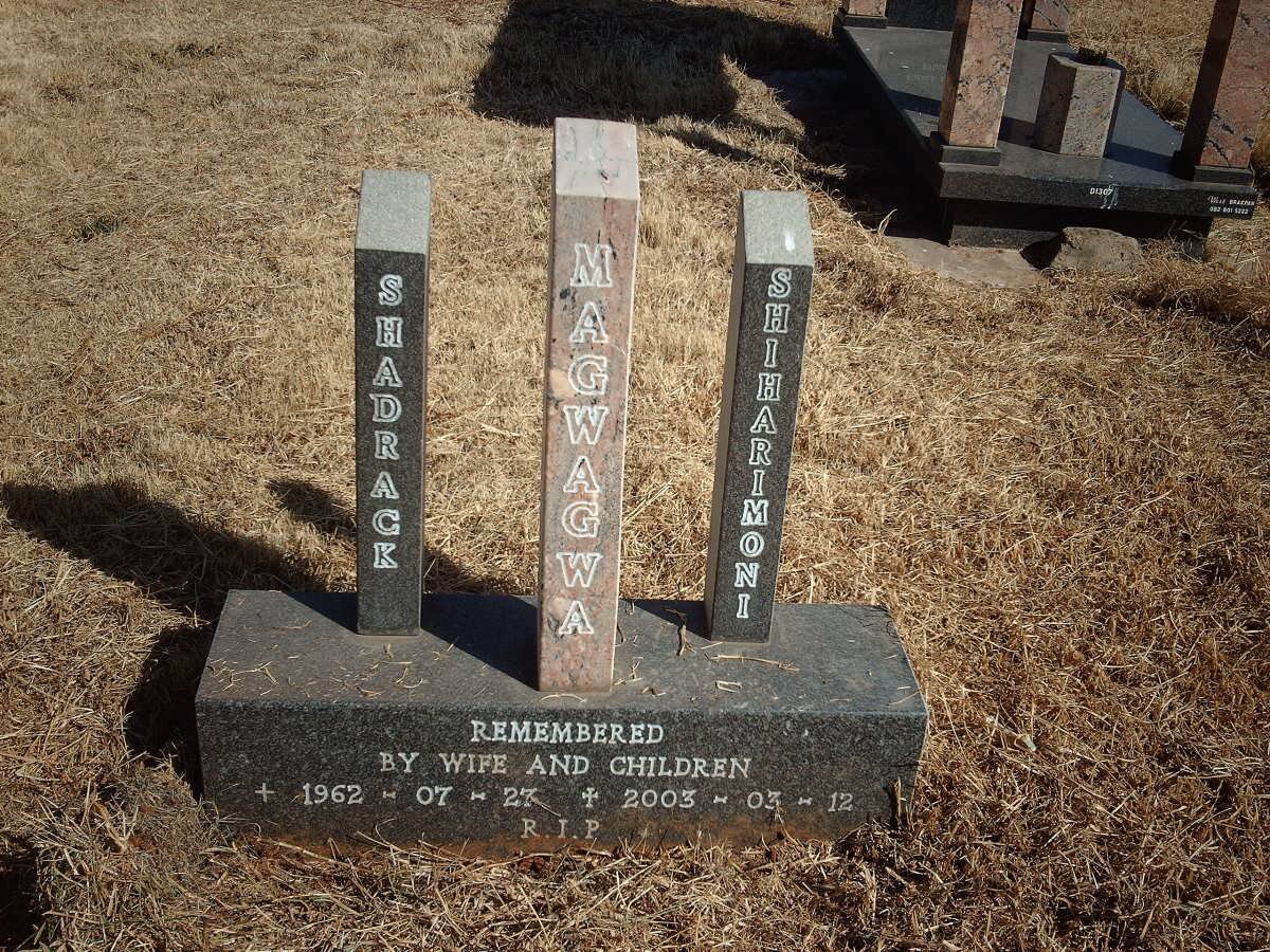 MAGWAGWA Shadrack Shiharimoni 1962-2003
