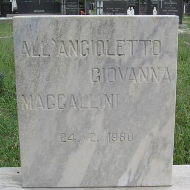 MAGGALLINI All`Angioletto Giovanna -1980