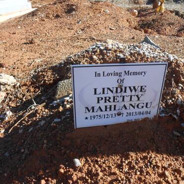 MAHLANGU Lindiwe Pretty 1975-2013