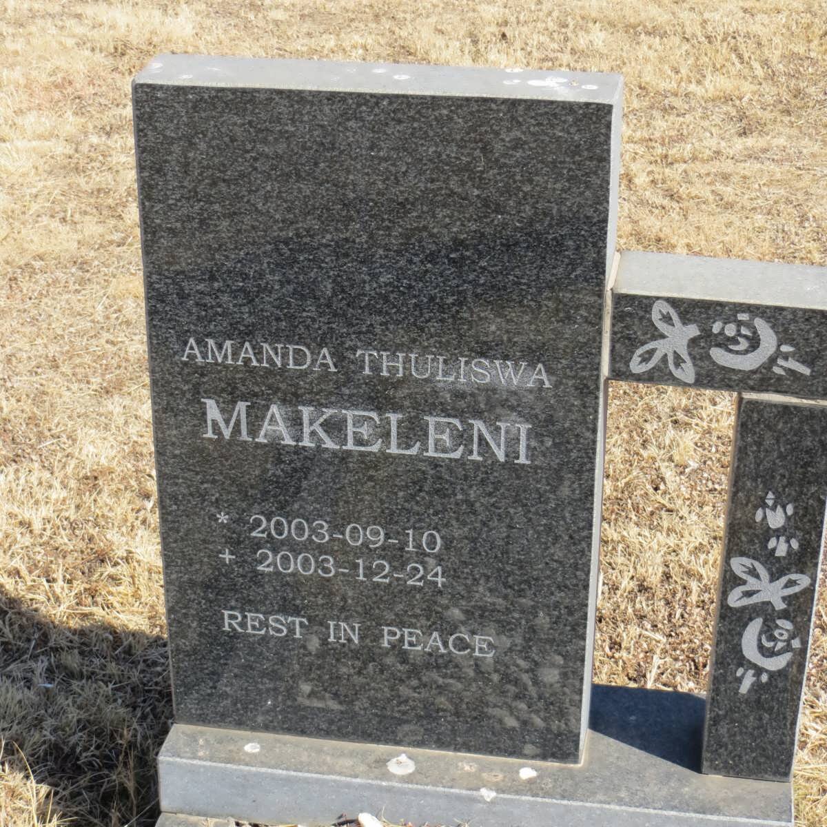 MAKELENI Amanda Thuliswa 2003-2003