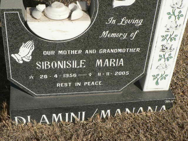 MANANA Sibonisile Maria, Dlamini 1956-2005