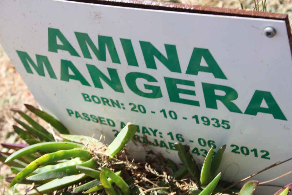 MANGERA Amina 1935-2012