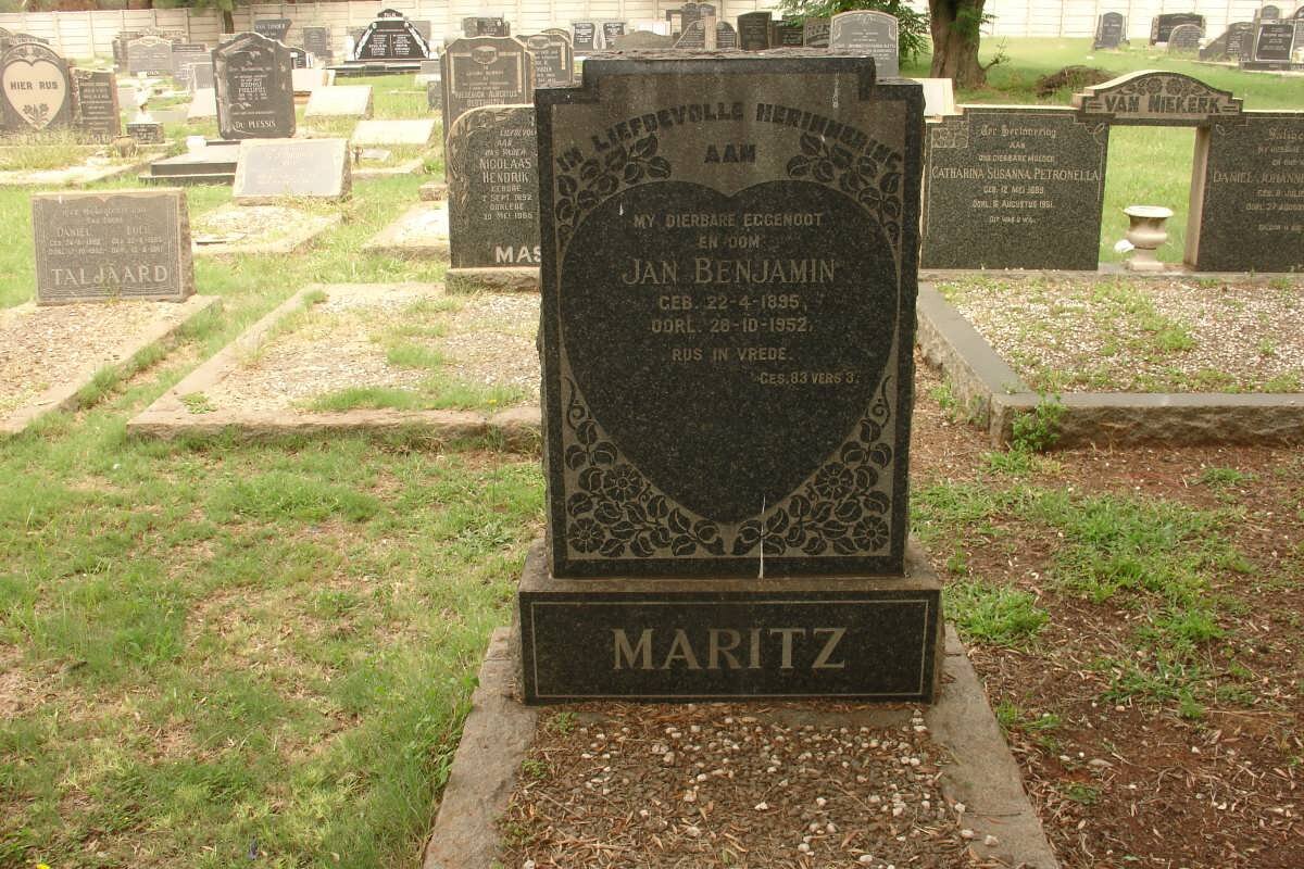 MARITZ Jan Benjamin 1895-1952