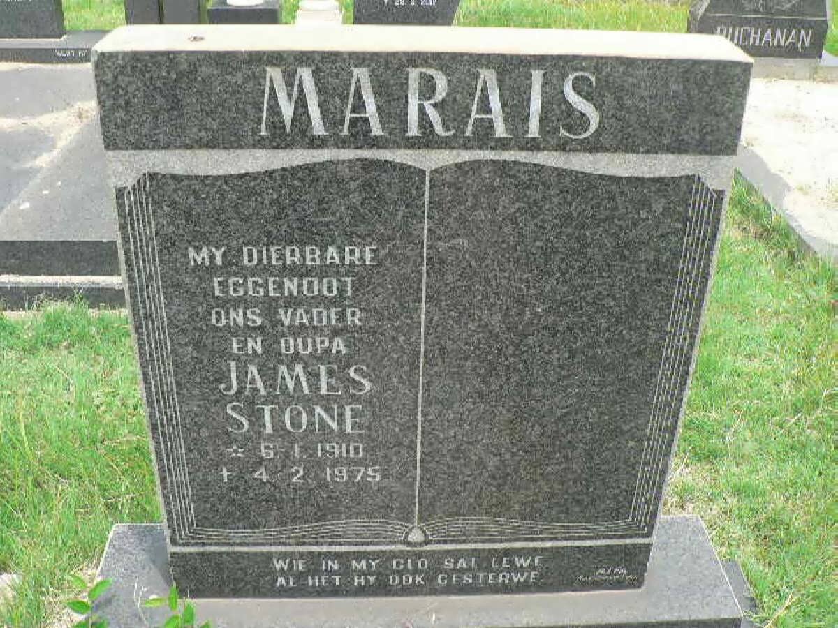 MARAIS James Stone 1910-1975