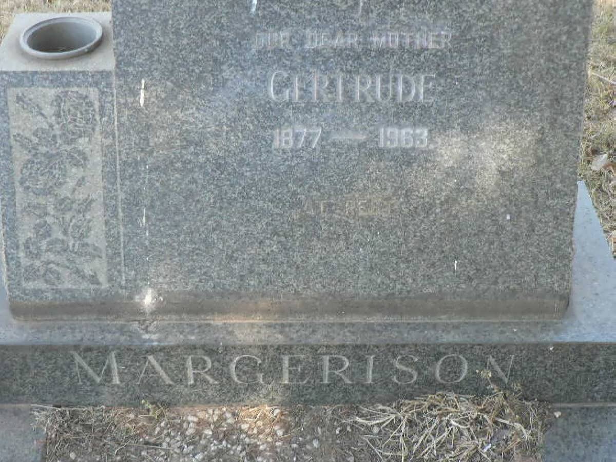 MARGERISON Gertrude 1877-1963