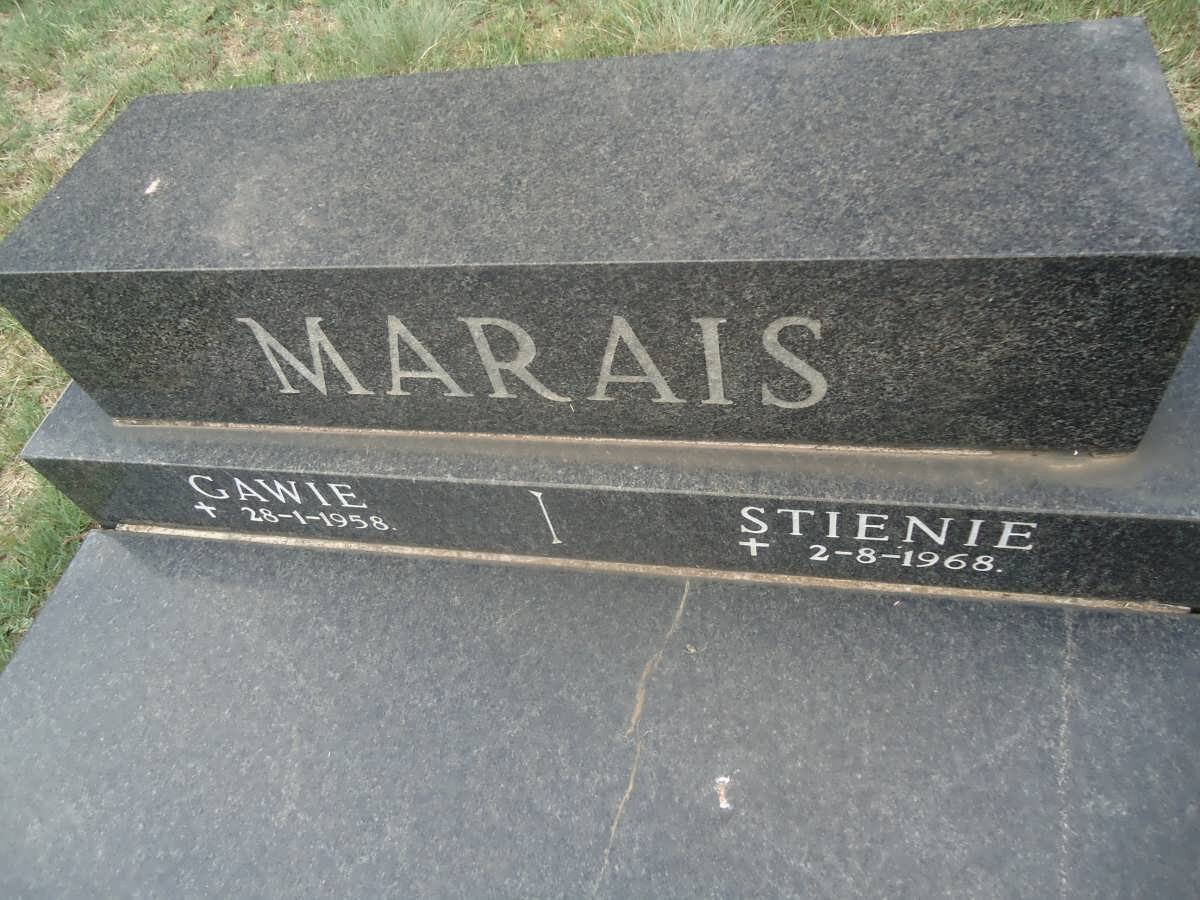 MARAIS Gawie -1958 &amp; Stienie -1968