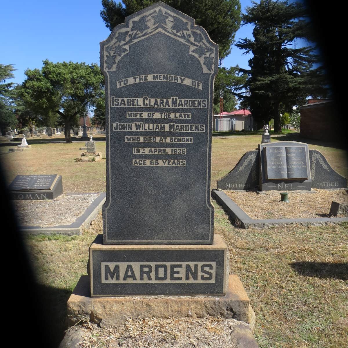 MARDENS Isabel Clara -1936