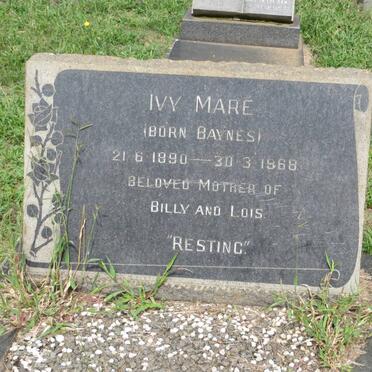 MARE Ivy nee BAYNES 1890-1968