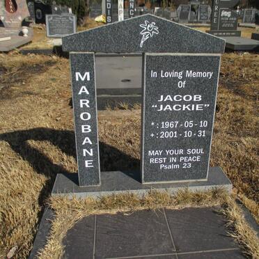 MAROBANE Jacob 1967-2001