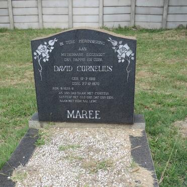 MAREE David Cornelius 1918-1970