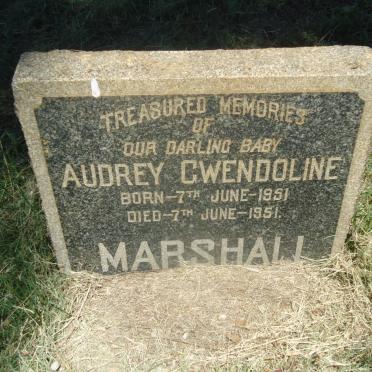 MARSHALL Audrey Gwendoline 1951-1951