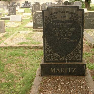 MARITZ Jan Benjamin 1895-1952