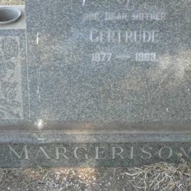 MARGERISON Gertrude 1877-1963