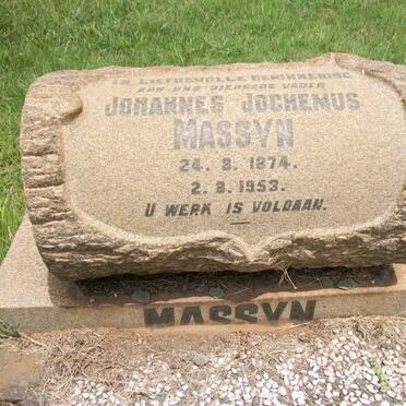 MASSYN Johannes Jochemus 1874-1953