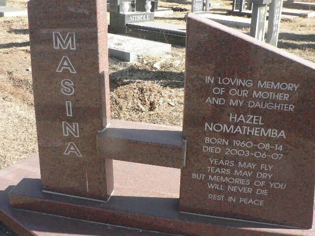 MASINA Hazel Nomathemba 1960-2003